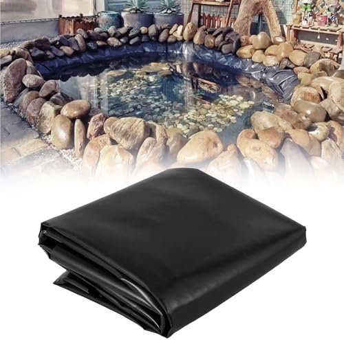 Btstil Revêtement de bassin en polyéthylène haute densité très résistant pour bassin extérieur, bassin de jardin, bassin de carpes koï, jardin d'eau, fontaine, cascade (4 x 5 m)