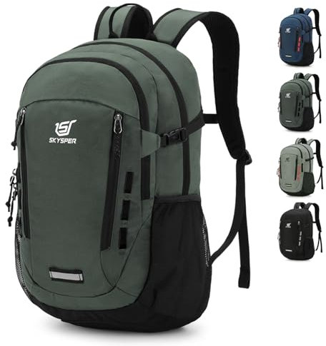 SKYSPER 30L Hiking Backpack Travel Men's Rucksack, Lightweight Day Pack for Travel Walking Women