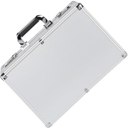 starre seitenkoffer, robuste aluminiumkoffer, box mit aluminiumkoffer mit griffdesign, integrierte aufbewahrungsbox für lkw schwamm mit sicherheitsschloss mu, B, riferimento alla descrizione,