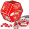 500 g Confetti Snob Laurea Crispo Gusti Assortiti, Rossi con Mandorla Tostata e Cioccolato Bianco Lieto Evento, Made in Italy per Bomboniera Confettata, Incartati Singolarmente