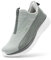 FitVille Extra Weit Slip On Schuhe Herren Sneakers ohne Schnüren Bequem Slipper Sportschuhe 45 EU X-Weit Hellgrün