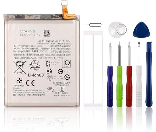 SwarKing Batterie de rechange EB-BS928ABY compatible avec Samsung Galaxy S24 Ultra 5G avec kit d'outils