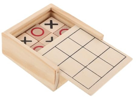 DIKACA -Toe Basteln Jumbo Kinderspiele Reisespiele Tischspiele Kartenspiel Brettspieltisch Bücherregal - Schulspiele Spiele Für Senioren Tabletop-Spiele Holz Khaki