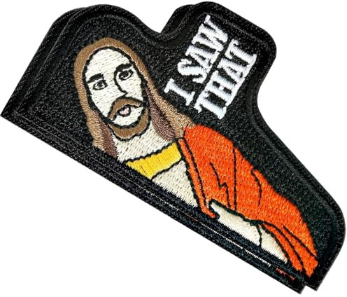 AXEN I Saw That Patches, Funny Tactical Morale Patches Hook & Loop Fasten Patches for Tactical Backpack Uniform Bag Jacket Vest Cap Hat Gears