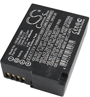 AQQXING Batterie rechargeable pour Lumix DMC-FZ200, Lumix DMC-FZ200GK, Lumix DMC-FZ200K, Lumix DMC-G7, Lumix DMC-GX8KBODY, Lumix FZ-2000 (800 mAh) DMW-BLC12, DMW-BLC12E, DMW-BLC12GK, DMW-BLC12PP