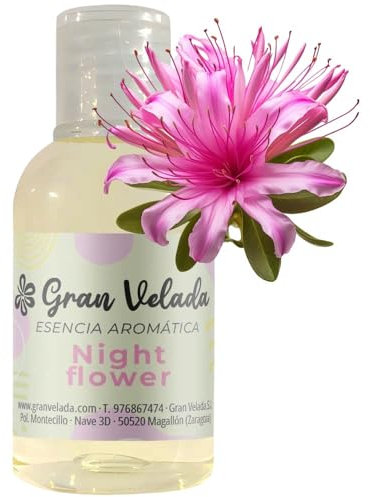 Esencia Aromática Night Flower: Aroma exótico de jazmín, clavel y azahar para perfumes y cosméticos caseros