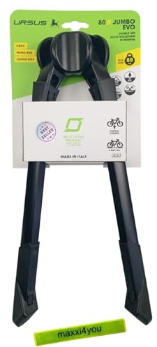 maxxi4you Fahrrad Doppelständer Ursus Jumbo Evo XL bis zu 29 Zoll - Schwarz inkl Reflexband