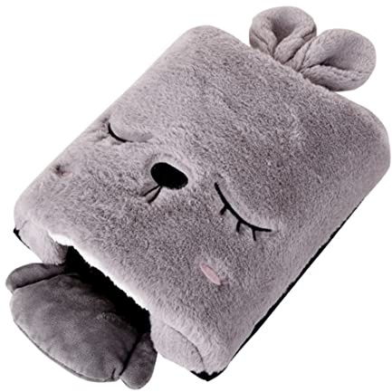 Heated Mouse Pad Cartoon USB Hand Warmer Mat with Time Switch Adjustable Temperature Warm Desk Mouse Mat for Office Home Working Winter Comfortable Pad