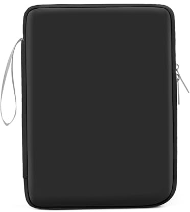 Funda Tablet Impermeable, 12-13 Pulgadas Bolsa Protectora Acolchada Resistente a Golpes y Agua, Estuche Multifuncional Universal para i-P-a-d y Tablets con Bolsillos para Accesorios