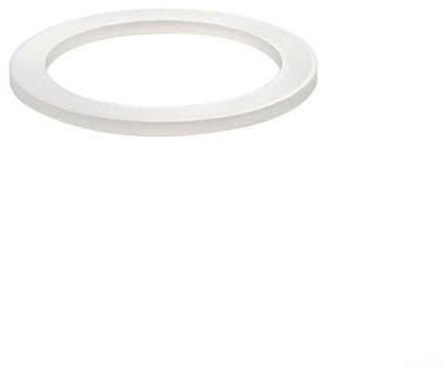 KiraKira Silicone Rubber Replacement Gasket Ring for Espresso Coffee Moka Pot Top, Food‑Grade Seal, White, 63mm Outer Diameter, 9 Cup(3 cup)