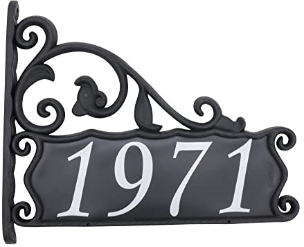 Address America Boardwalk Double-Sided, Reflective Lamppost Sign Large 4 Bold Reflective Numbers Shipped Fully Customized In Our Small Family Shop