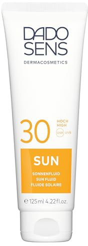 DADO SENS SUN SONNEN FLUID SPF 30 125ml - Dermatologisch Entwickelter Hautschutz bei Sensibler und Allgergiegefährdeter Haut
