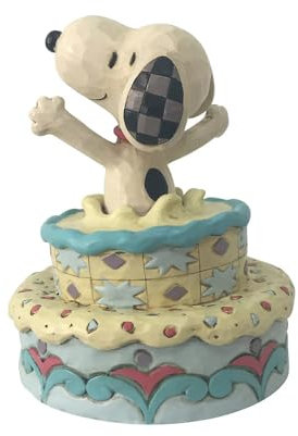 Enesco Peanuts by Jim Shore Snoopy in Geburtstagstorte