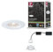 Paulmann 94298 Nova Mini LED Einbauleuchte Coin rund Starr, Deckeneinbaustrahler, Einbaulampe Aluminium Warmweiß 2700 K, 4 W, Starr, IP44, Weiß Matt, 1 x 4 W