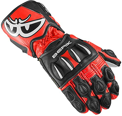 Berik Thunar Evo Motorradhandschuhe, schwarz/rot, S