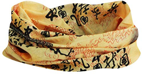 Yowablo Gesicht Schal Halstuch Outdoor Turban Hals Winddicht Sonnenschutz Staub Sport (1 PC,G)