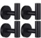 Ganchos para toallas de baño, gancho para bata, gancho de acero inoxidable, resistente, colgador de puerta, toalla, ropa, armario, esponjas, gancho de pared para baño, dormitorio, cocina, hotel,