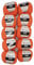 10 x 50g Strickwolle YarnArt Jeans einfarbig mit 55% Baumwolle, 500 Gramm Wolle uni (lachs 61)