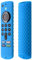 CUSTODIA SILICONE COVER TELECOMANDO PROTETTIVA PER AMAZON FIRE TV 4K MAX ALEXA (Azzurro)