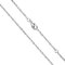 OSTAN Silberkette Damen Kette Ohne Anhänger, Nur Kette Erbskette Ankerkette Damen, Frau Sterlingsilber Halskette Frau Lang Silber 925 Chain Dünne Feine Silber Kette(80+5cm)