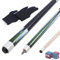 Horse Billard Queue, 58 21oz Hardwood Pool Cue Sticks 13mm Spitzen für Billard Tisch Sport(Dunkelgrün)