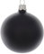 Magie di Natale Palline per albero di Natale in vetro decorate (10 cm, Nero Opaco, 4)
