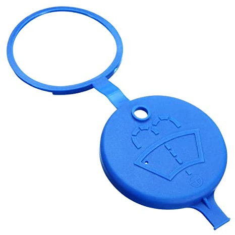 Jagowa 1 Pcs Windscreen Washer Fluid Reservoir Cap - Durable Replacement Lid Compatible with Peugeot 206, 207, 408, C-Triomphe, C-Quatre (Blue)