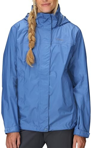 Marmot Damen Women’s Precip Eco Lightweight & Waterproof Jacket Jacke, Rain Cloud-Neueste Kollektion, XL
