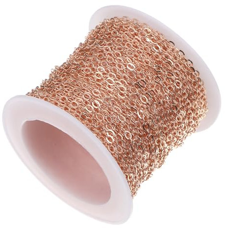 SHINEOFI 1 Rolle kupferkette selber machen schmuckherstellung schmuck machen DIY-Ketten Halskette Kettengliedern Silberne Ohrringe Werkzeug DIY Schmuckzubehör Halskettenkette das Kreuz