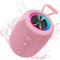 Cassa Bluetooth Portatile, Altoparlante Bluetooth 5.3 Bassi Speaker con Luce LED Colorata, 16 Ore di Riproduzione Impermeabile IPX6 SupportaTF, FM, USB, AUX per Casa, Ciclismo, Esterno, Doccia
