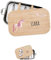 Bärenfreunde® - Personalisierte Brotdose für Kinder mit Spezial-Druck - Robuste Edelstahl Brotdose - Personalisierte Geschenke für Kinder & Erwachsene (Einhorn Girlande,klein Weißblech)