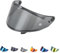 Generico Visiera per casco Suomy Stellar Speedstar Track-1 TX-Pro (Nero chiaro)