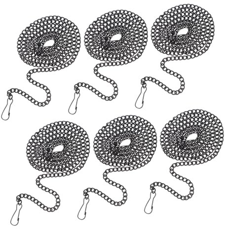 BELLIFFY 10piezas Cadena Colgante Cuadros Carteles Adornos Gancho Metalico Decoracion Moderna