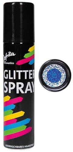 NEU Color-Glitter-Haarspray, 100ml, blau