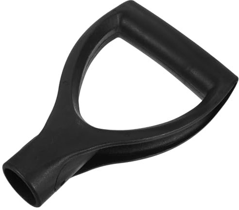 KONTONTY 1Stk D-förmiger Schaufelstiel Griffaustausch D-förmiger Griff Ersatzgriff für Schneeschaufel Kunststoffgriff für Schaufel zubehör Schaufel Kinder Schaufelgriff d Spatengriff Black