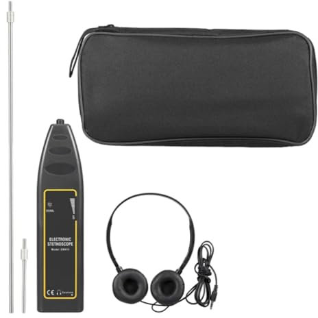 Pluuttiem Elektronisches Auto-Stethoskop, Geräuschdiagnosegerät, Motorreparaturwerkzeug, Elektronisches Autogeräusch-Stethoskop