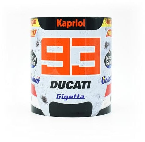 Marquez #93 2024 Tasse – 300 ml – Keramik – Motorräder – Motorräder – GP – Rennen – Geschenkideen für Sie und Ihn – Kaffee- und Teetasse – Memorablia – Sammlerstück – Heimdekoration – Moto Fans Merch