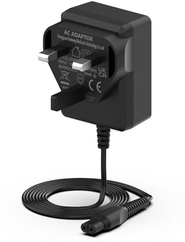 MJXYXCDH A00390 Charger Compatible with Philips One Blade, 4.3V Charger Cable for Philips Oneblade Trimmer Shaver QP2520, QP2620, MG5720, MG5730, MG3720, MG3722, MG3730, MG3740, BT3206, BT3208