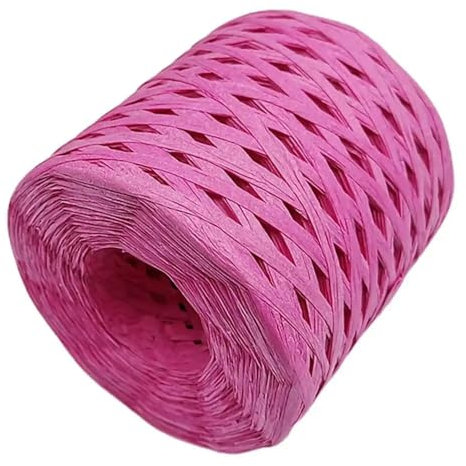 LIUXIN 1 Rollo de Cinta de Rafia, Paja de Rafia, Papel de Embalaje, Hilo de Rafia fácil de Usar