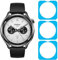 CAUHENYEE Protector de Pantalla para Xiaomi Watch S4 Cristal Templado, 3 Unidades Vidrio Templado 9H con Guía de Posicionamiento – Antiarañazos, Antihuellas, Resistente a Impactos