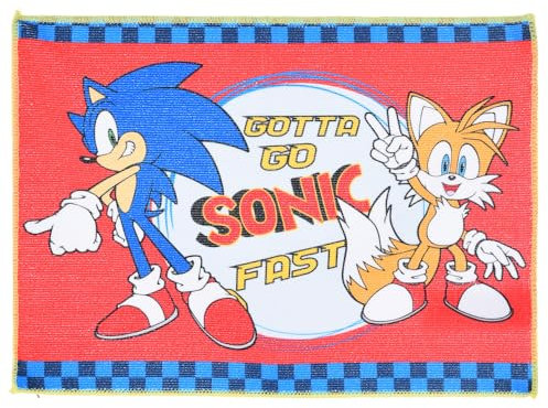 Tischset Stoff Sonic Tischset 40 x 30 cm Tischset abwaschbar und hitzebeständig