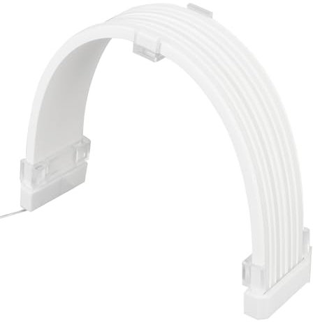 ARGB PC Netzteilkabel Kit, 5V 3Pin Synchronisierte RGB PSU mit 44 LED Perlen Doppelzeile, RGB Kabelweiterung für 24 Pin Motherboard 8 Pin Graphics Card PC Hülle