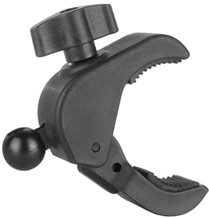 Qsvbeeqj 17 mm Kugelkopf-Lenkerhalterung für Fahrrad, Motorrad-Telefonhalterung, Krallenhalterung für Live-Übertragung