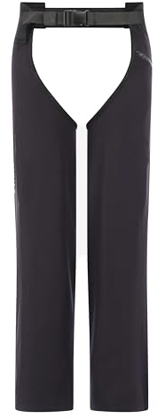 LeMieux Stormwear Waterproof Chaps - Thermal Fleece Lining - Silicone Knee Grip - Black