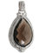 Harry Ivens Damen Anhänger 925/- Sterling Silber mit Rauchquarz und Weißtopas