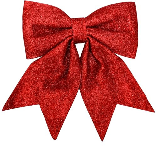 One Large Red Christmas Tree Topper Bow Big Christmas Tree Bows Red