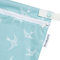 Windelmanufaktur Wetbag, atmungsaktive und wasserabweisende Nasstasche - Made in Germany (groß, Schwalben)