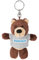 NICI 44671 Schlüsselanhänger Bär mit T-Shirt Dominik 10cm