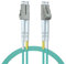 ipolex Cavo patch in fibra LC a LC multimodale, cavo fibra ottica 10Gb OM3, cavo Internet in fibra ottica duplex 50/125μm jumper fibra ottica LSZH per transceiver MMF SFP/SFP+, 15 metri, 1-Pack.