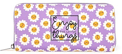 Legami - Portafoglio Donna Lungo, 3 Scomparti, 12 Tasche per Carte, 2 Tasche grandi per Banconote, Portamonete con Zip, Chiusura a Cerniera, pratico e sicuro, multifunzione, 20x10 cm